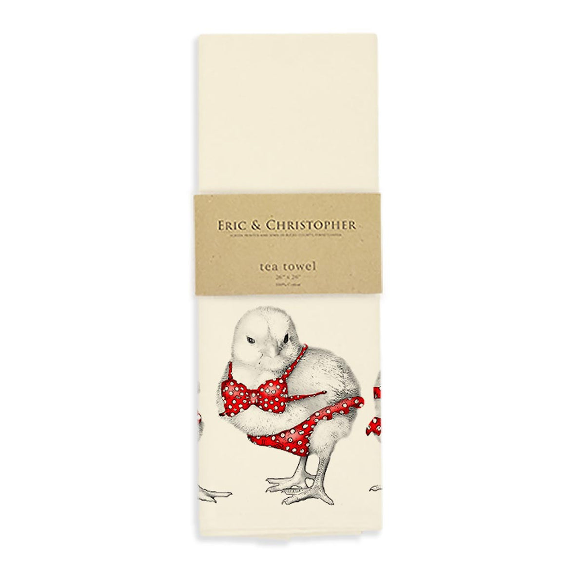 Bikini Chicks Kitchen Towel by Eric & Christopher