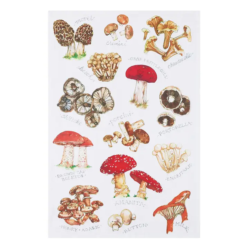 Mushroom Mania Cotton Kitchen Towel