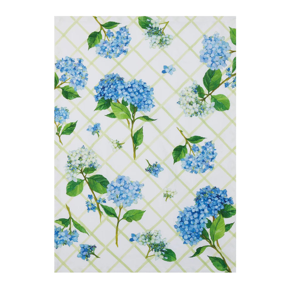 Hydrangea Cotton Kitchen Towel