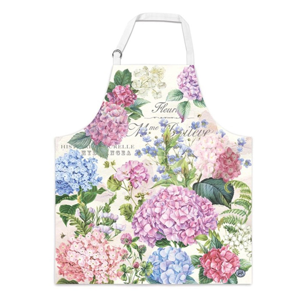 Wild Hydrangea Cotton Apron