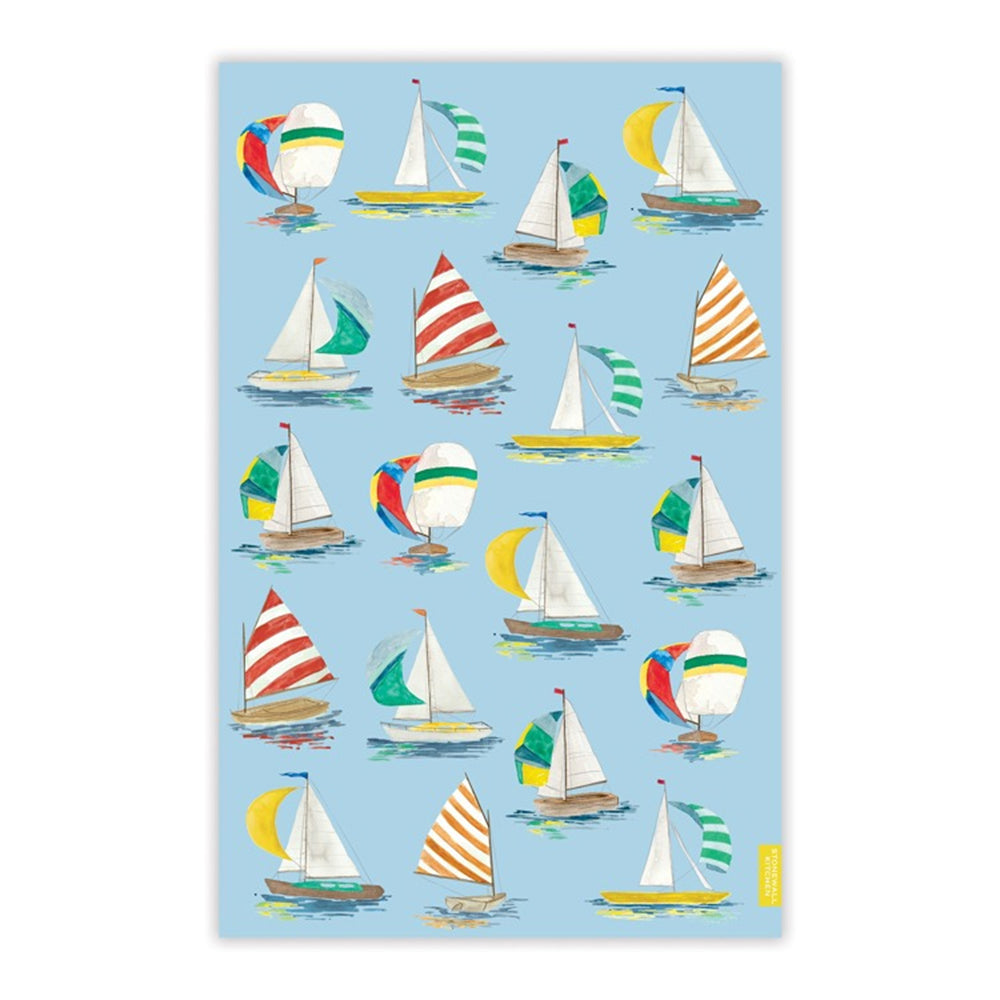 Sail Away Cotton Kitchen Towel - Bar Towel