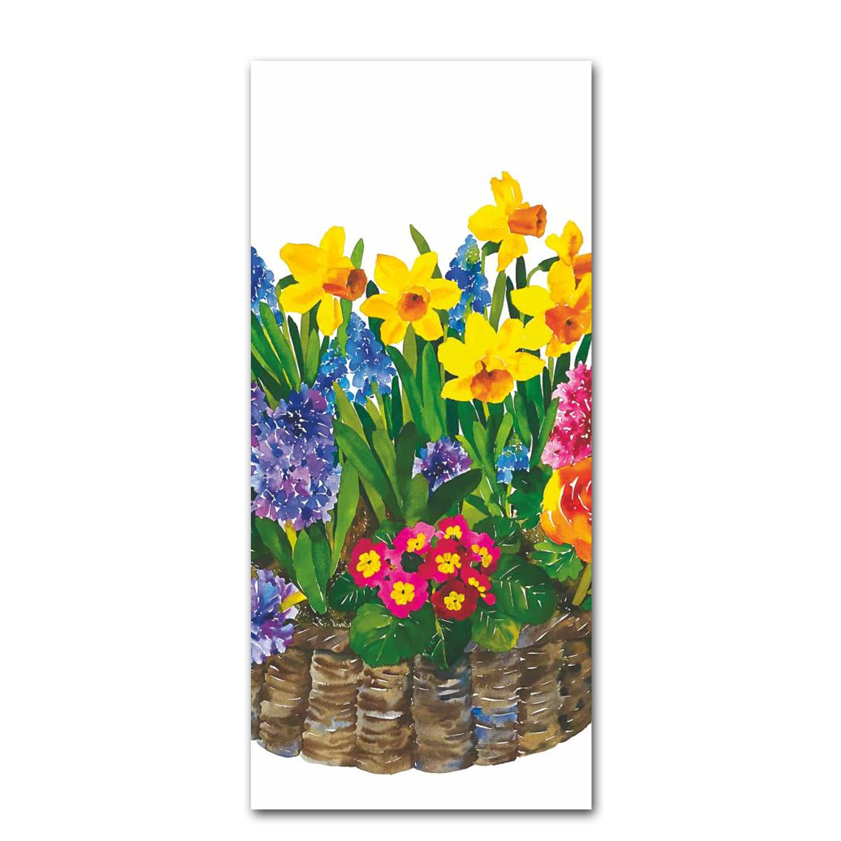 Spring Basket Cotton Kitchen Towel
