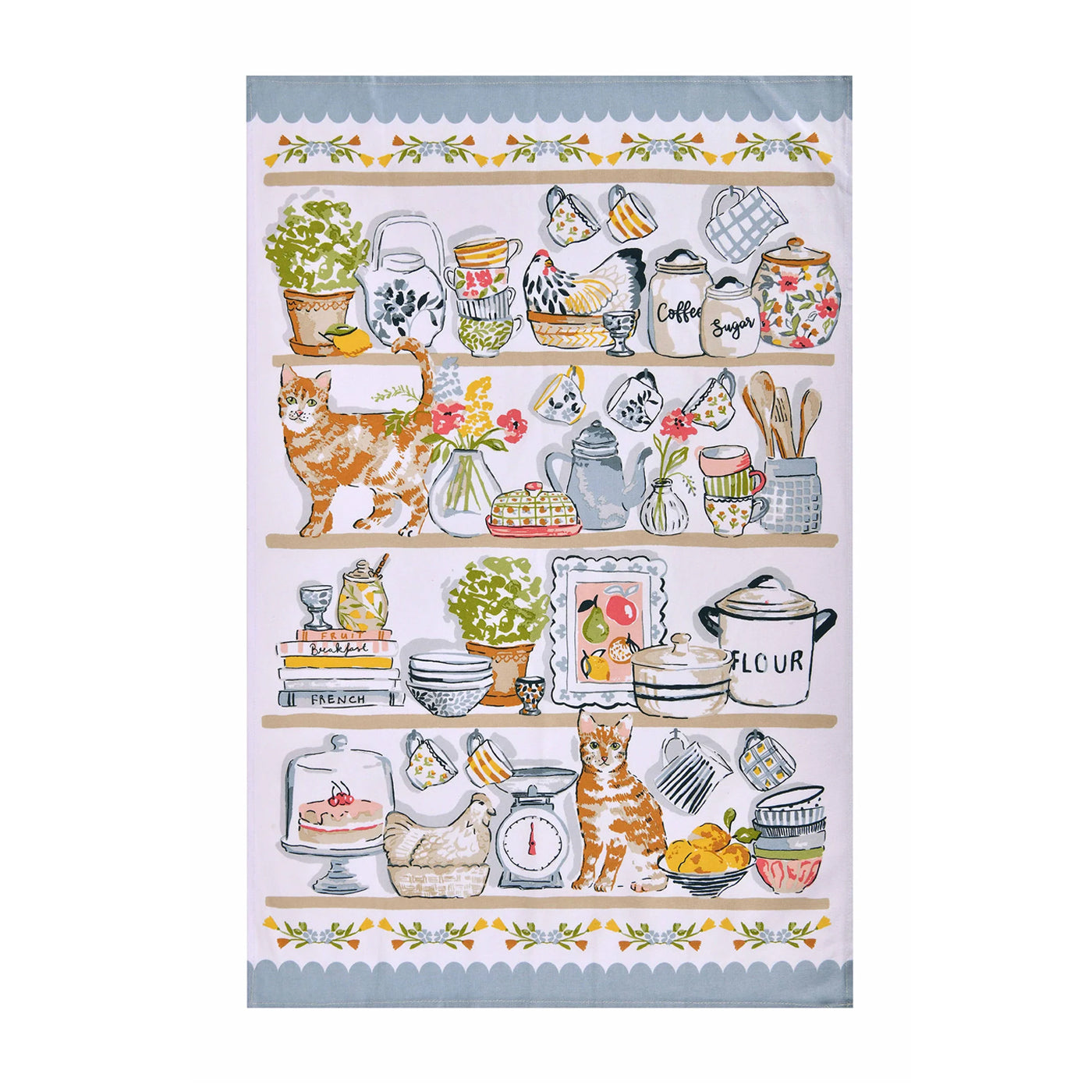 Pantry Cats Cotton Kitchen Towel