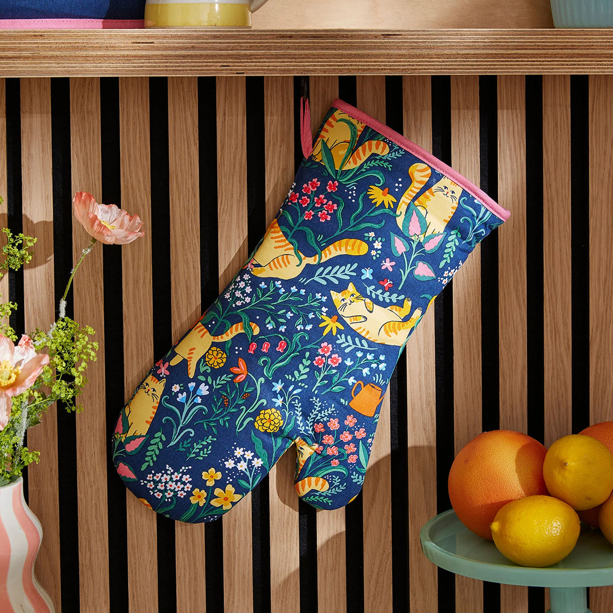 Marmalade Ginger Cats Cotton Oven Mitt