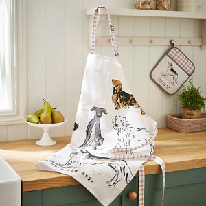 Country Dogs Cotton Apron