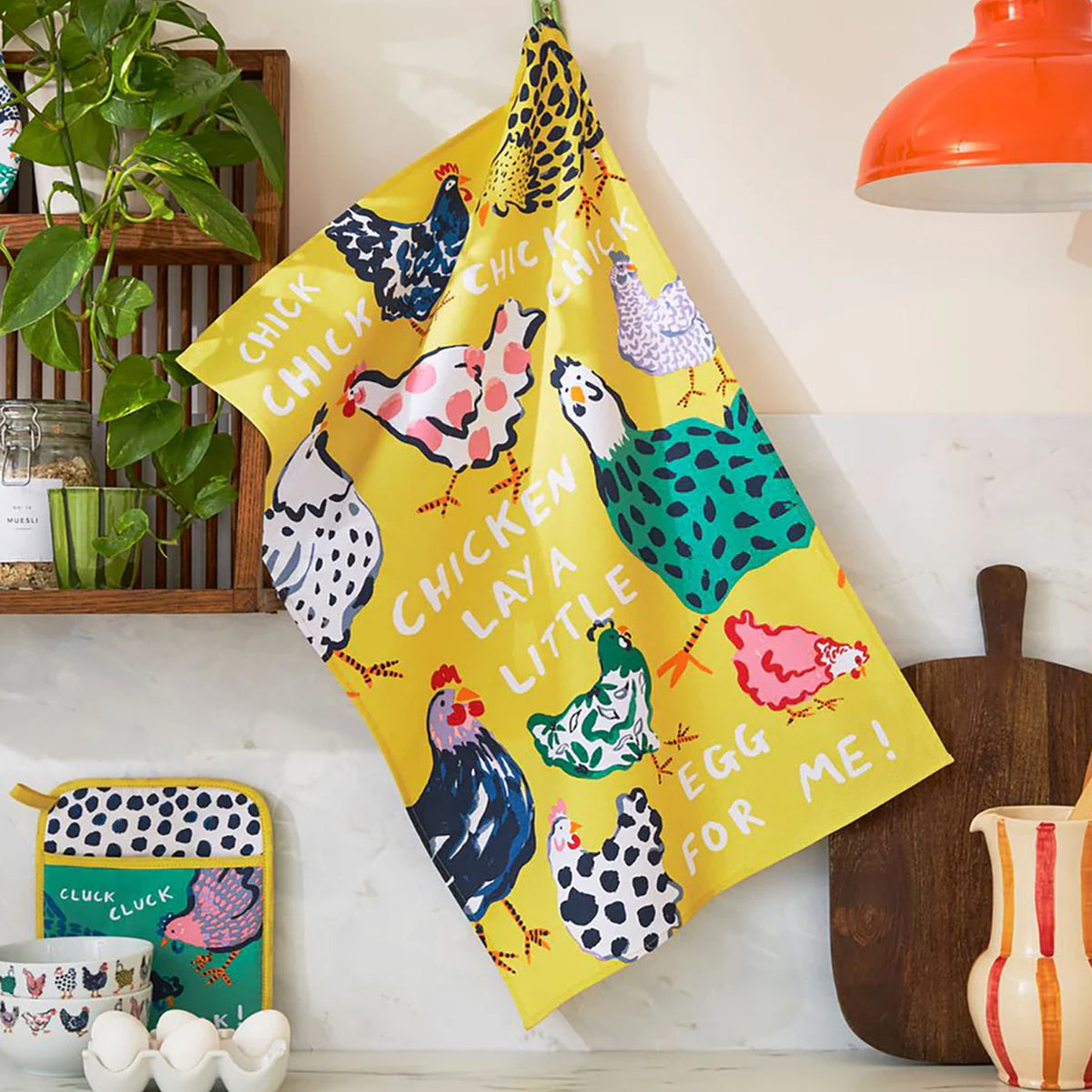 Chick Chicken Cotton Kitchen Towel