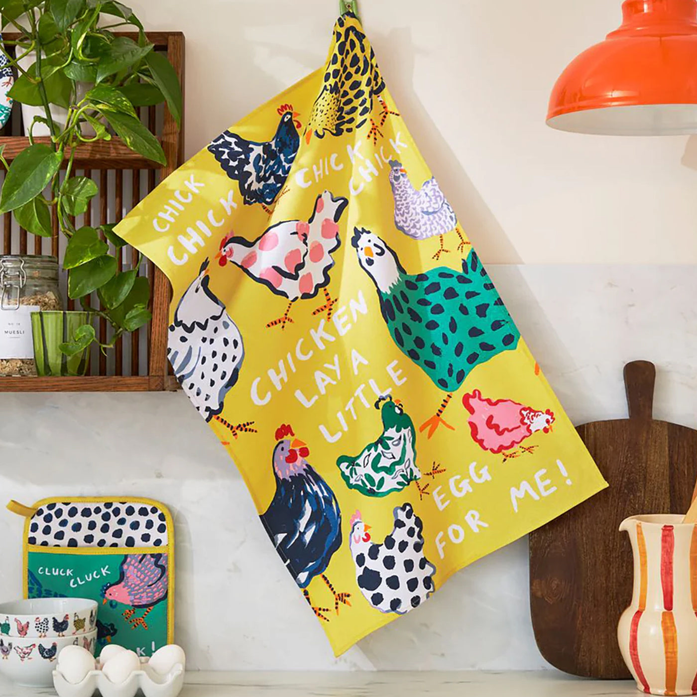 Chick Chicken Cotton Kitchen Towel