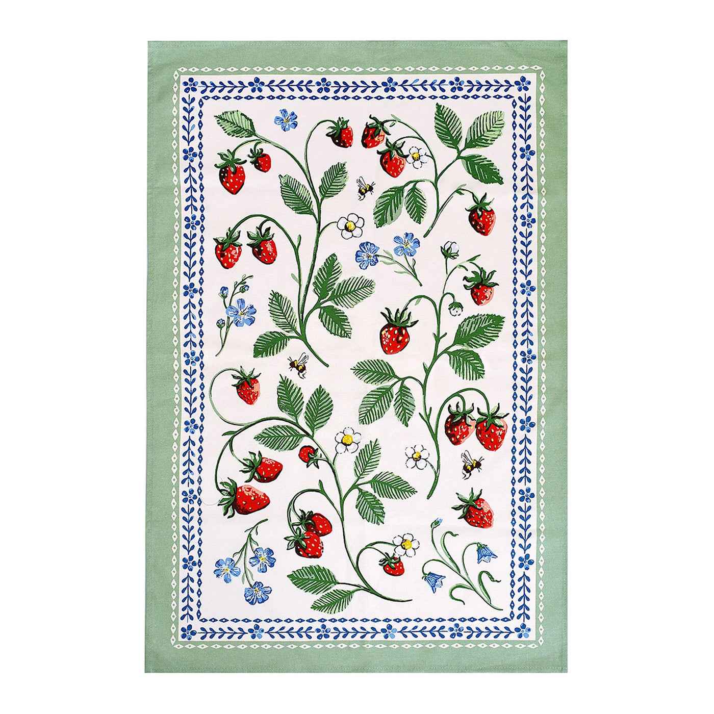 Strawberry Patch Cotton Kitchen Towel