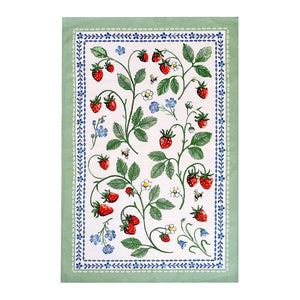Strawberry Patch Cotton Kitchen Towel
