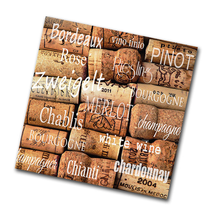 Wine Corks Paper Napkins - Beverage