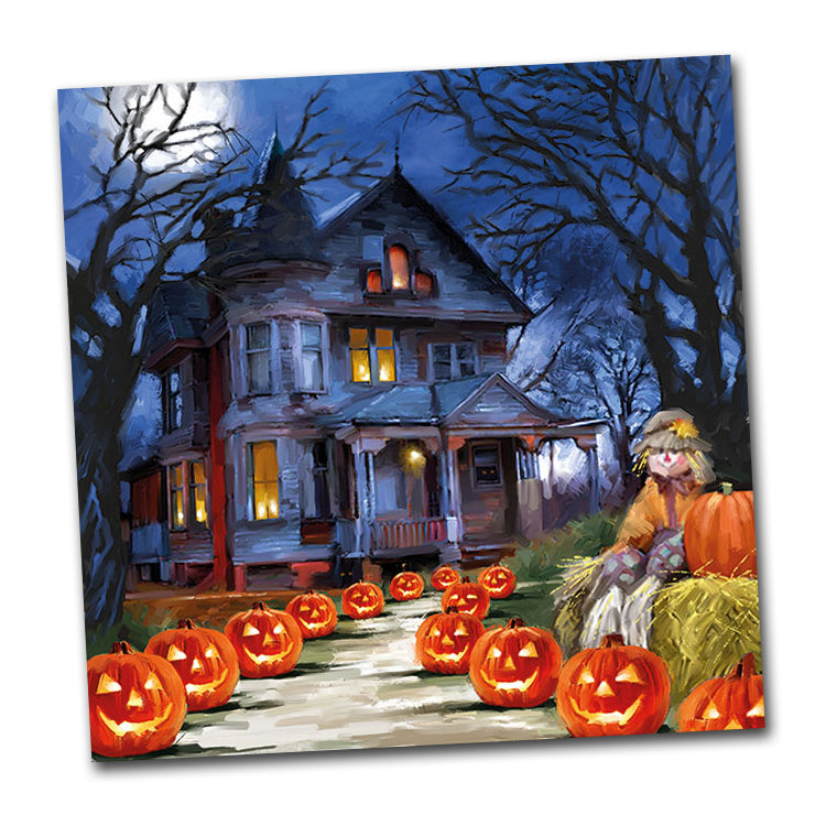 Haunted House Halloween Luncheon Napkins