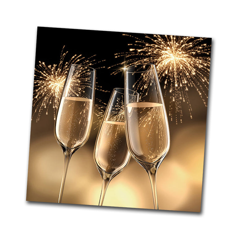 Champagne Celebration Cocktail Napkins