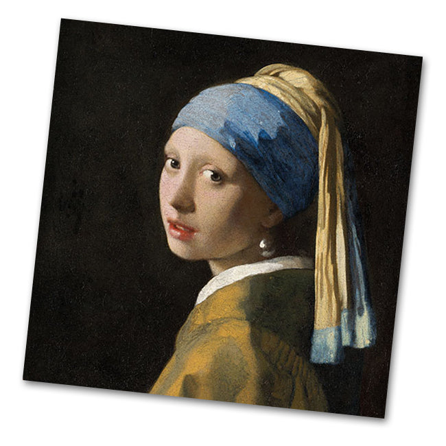 Girl in the Pearl Earring by Vermeer Luncheon Napkins