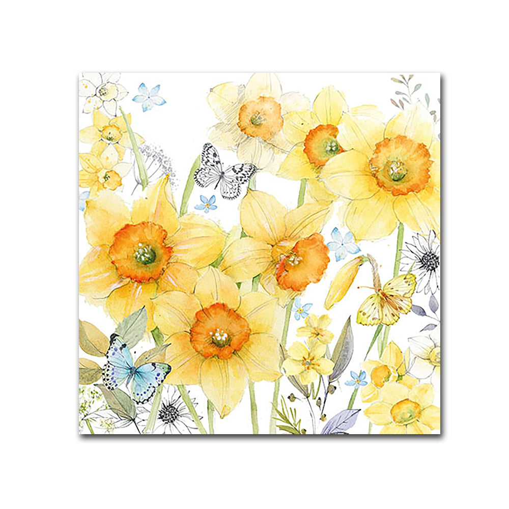 Classic Daffodils Beverage Napkins