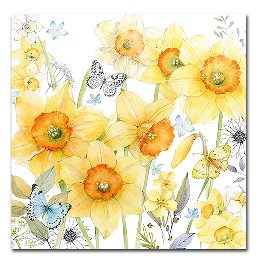 Classic Daffodils Luncheon Napkins