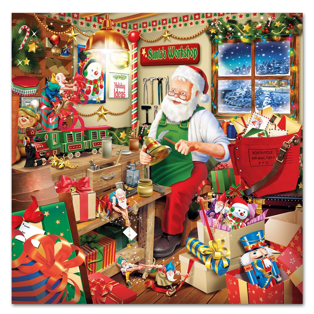 Santa's Workshop Paper Luncheon Napkins