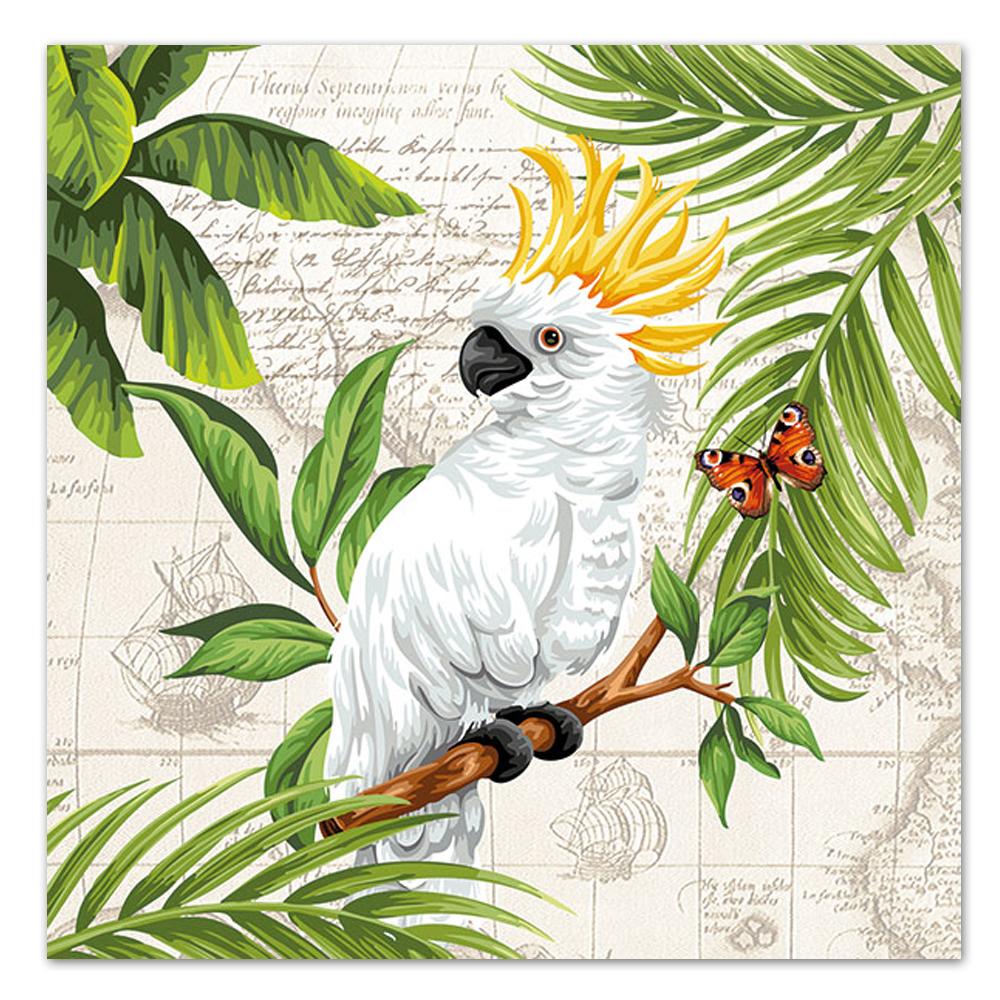 Cockatoo Parrot Paper Luncheon Napkins