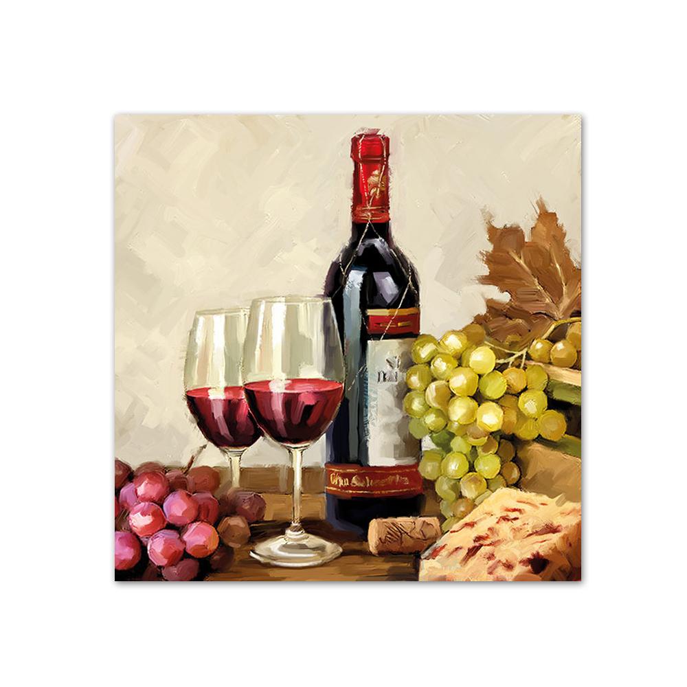 Wine & Grapes Paper Beverage Napkins