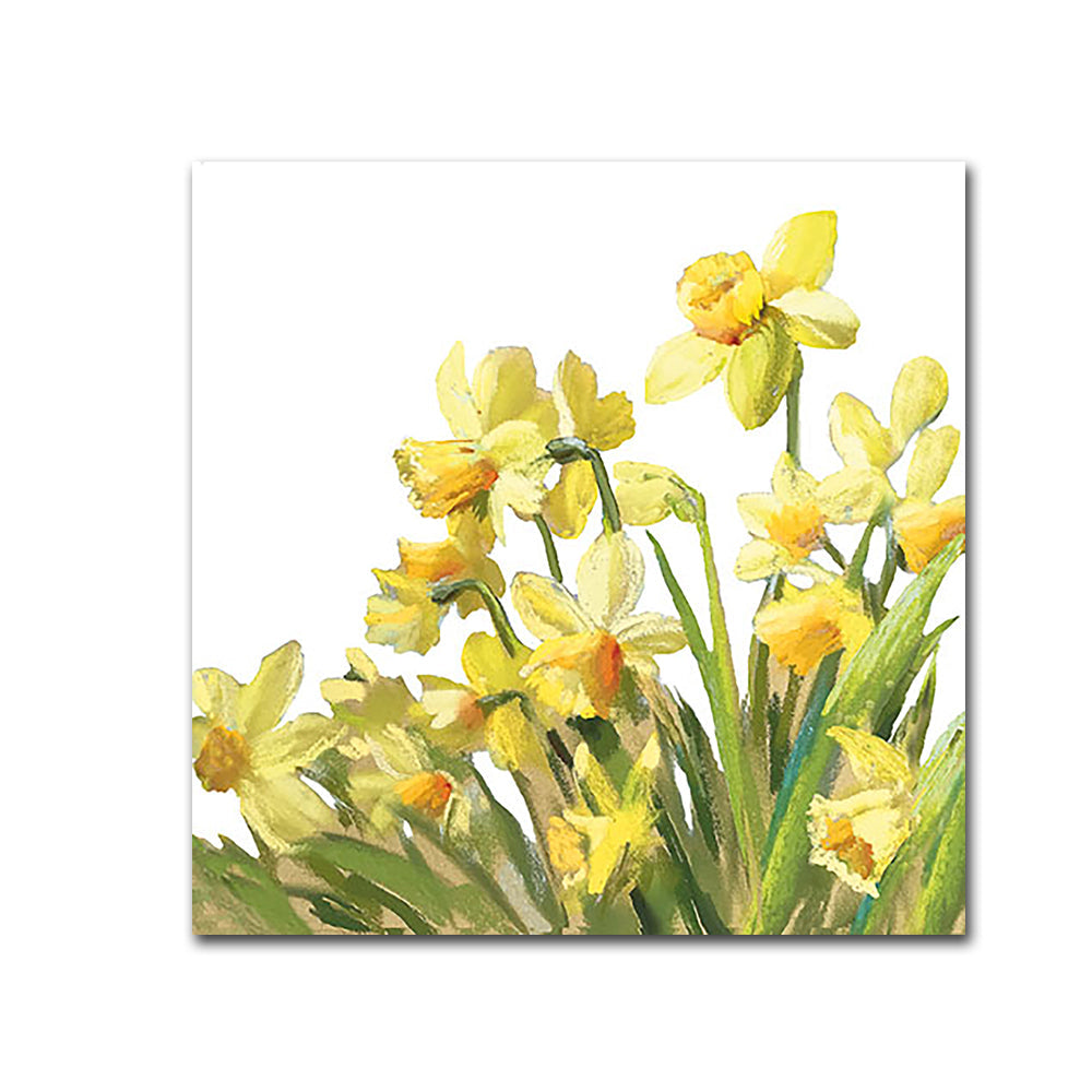 Golden Daffodils Paper Beverage Napkins