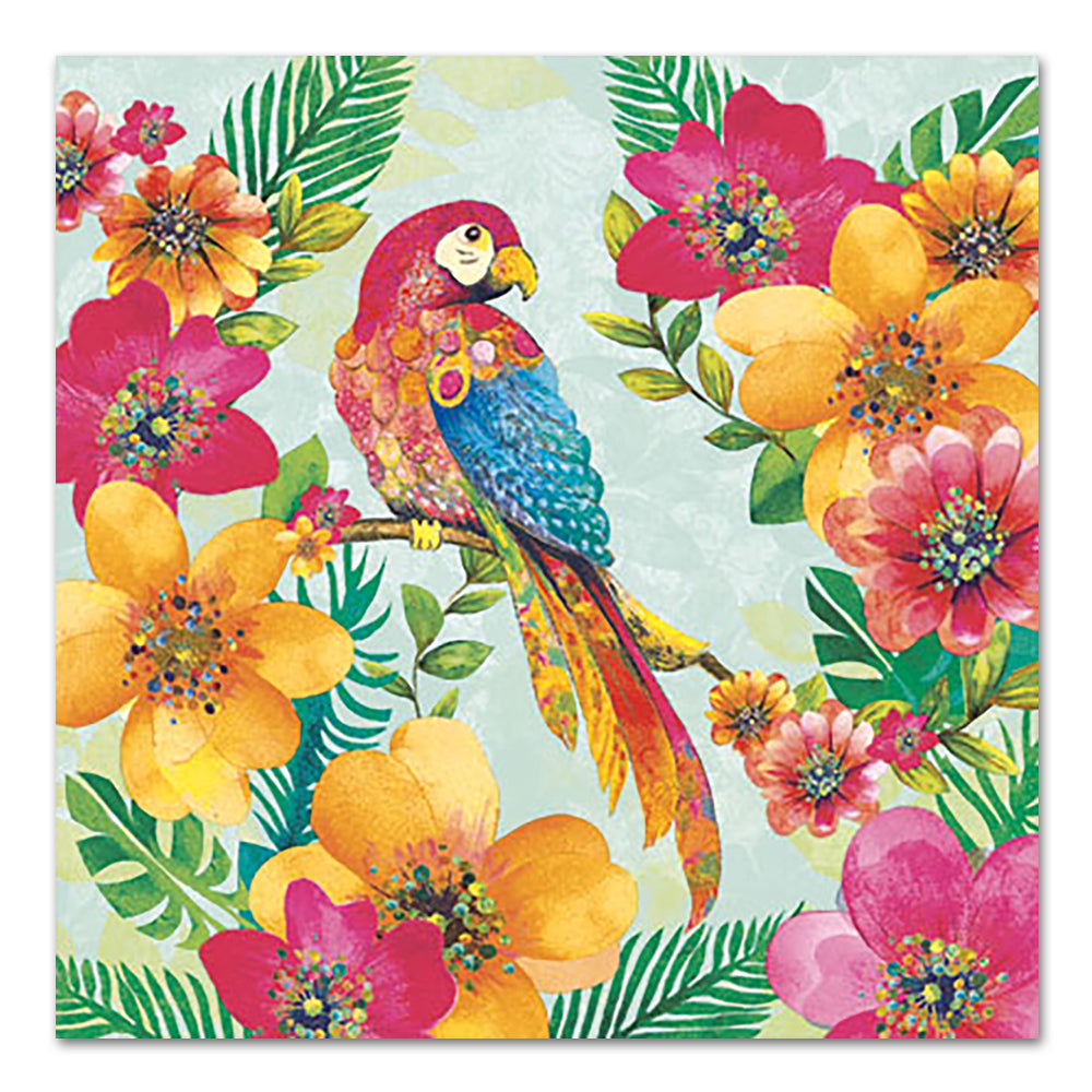 Tropical Parrot Paper Luncheon Napkins