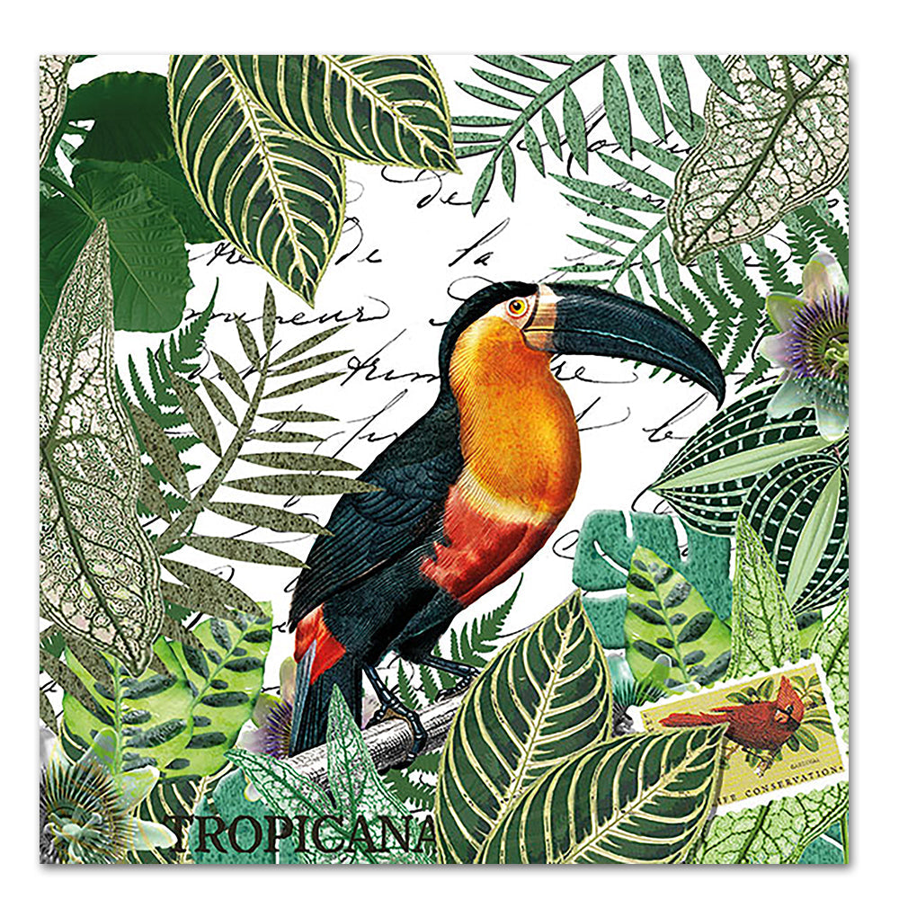 Tropical Toucan Paper Luncheon Napkins