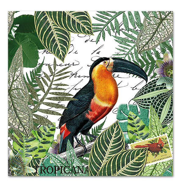 Tropical Toucan Paper Luncheon Napkins