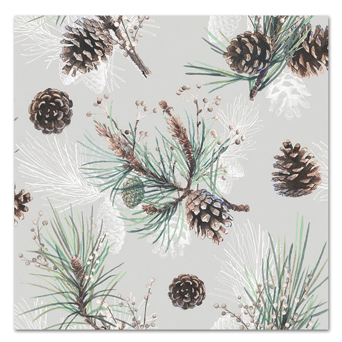 Pine Cones Paper Luncheon Napkins