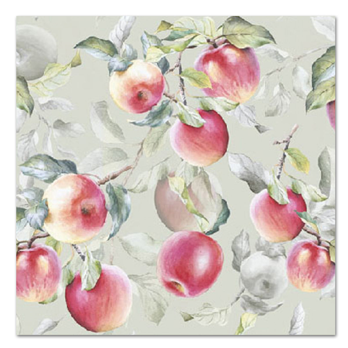 Fresh Fall Apples Paper Luncheon Napkins