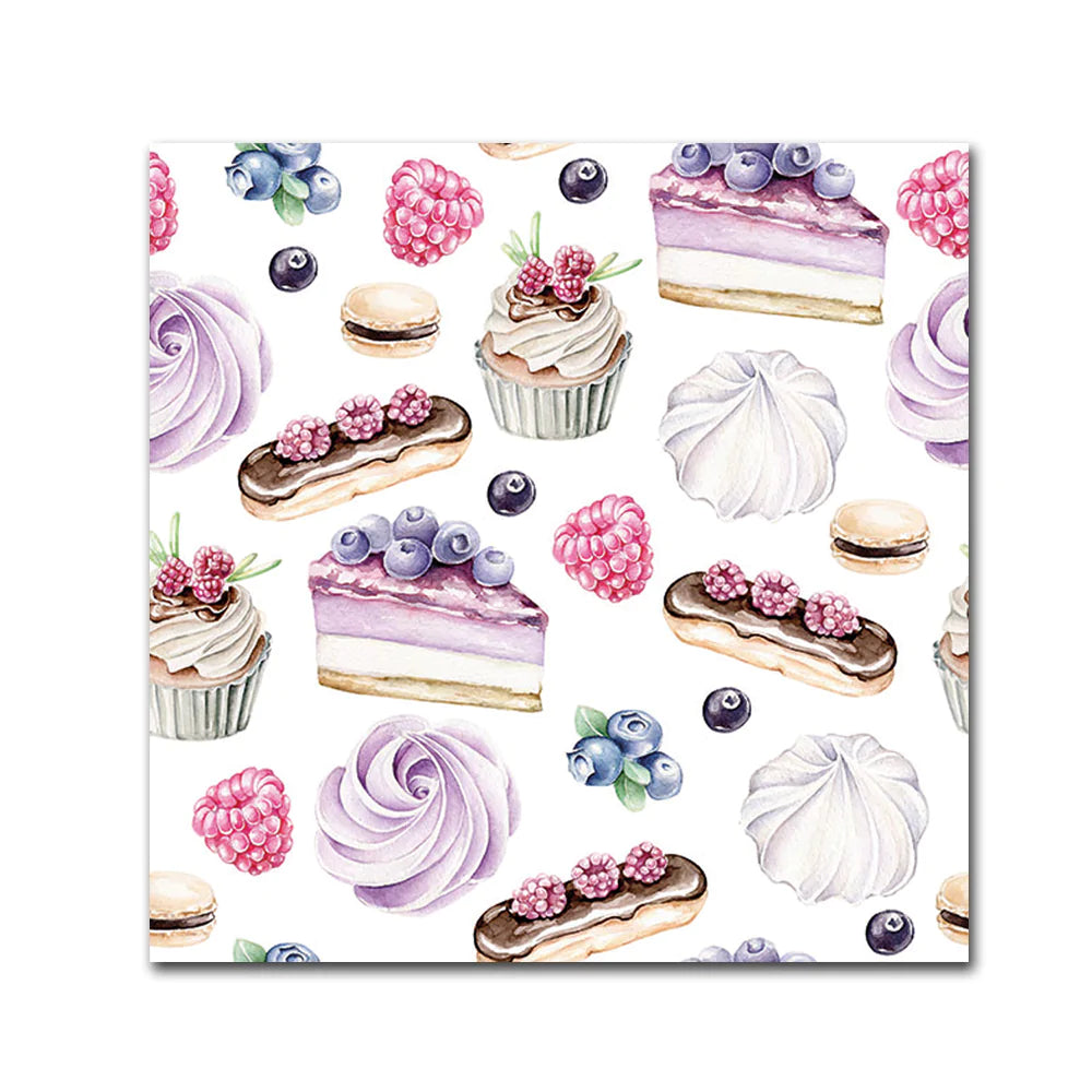 Pastries Paper Beverage Napkins