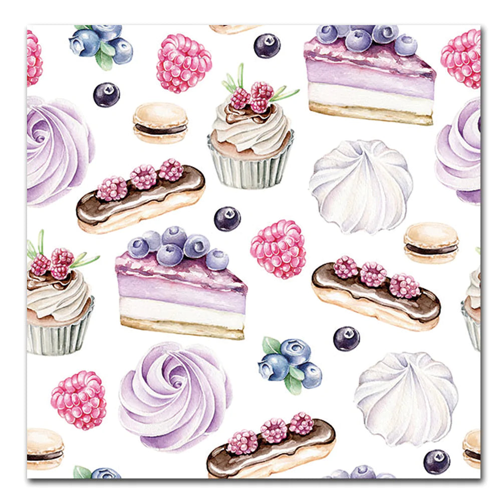 Pastries Paper Luncheon Napkins