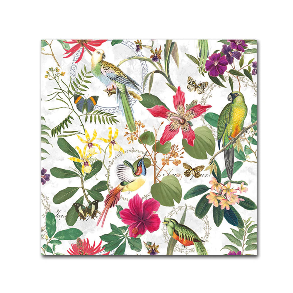 Tropical Jungle Paper Beverage Napkins