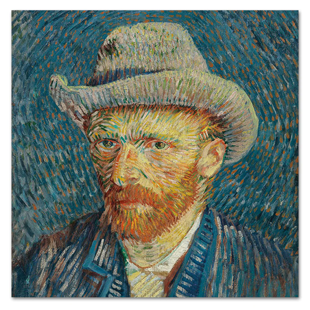 Van Gogh Self Portriat Paper Luncheon Napkins