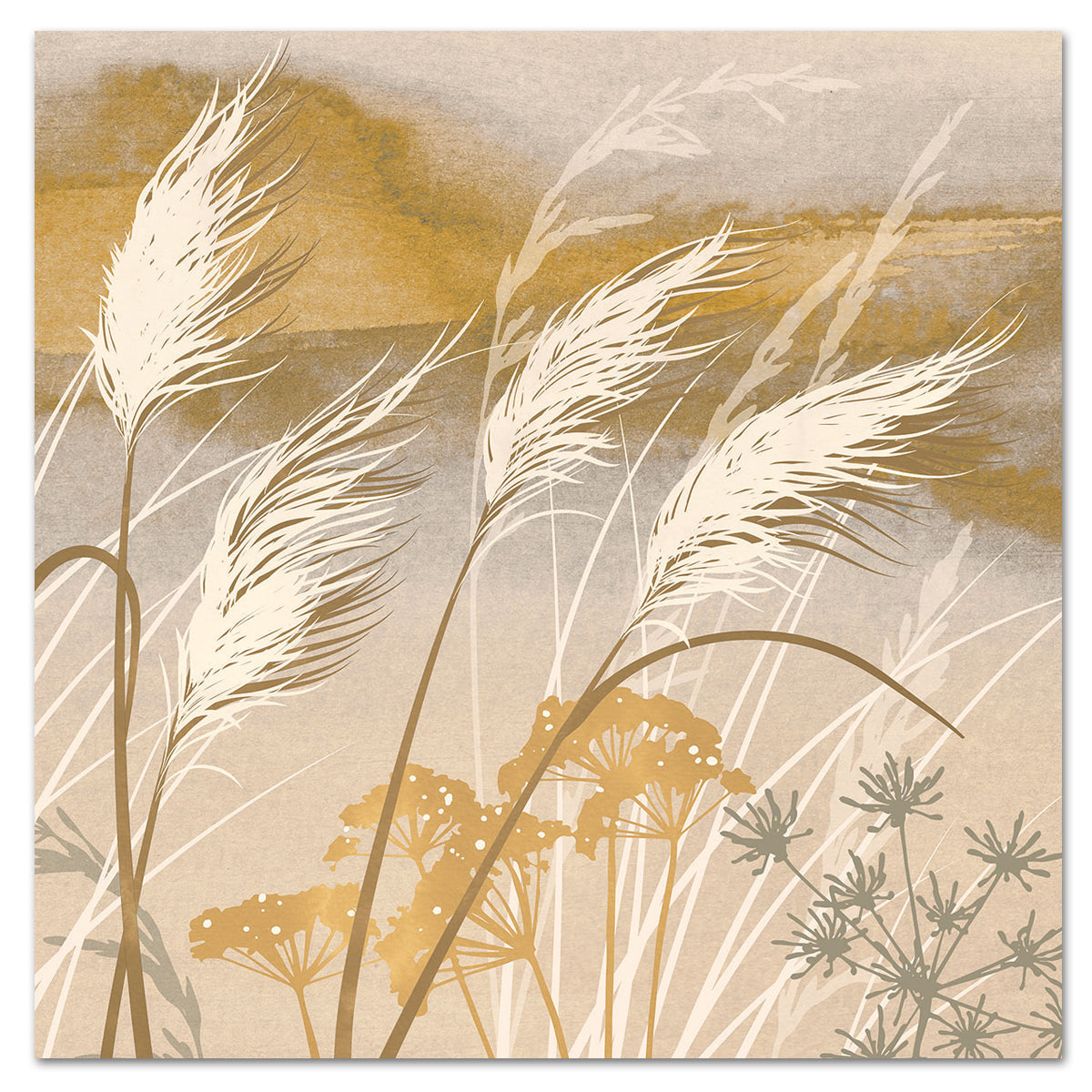 Dune Grass Paper Luncheon Napkins