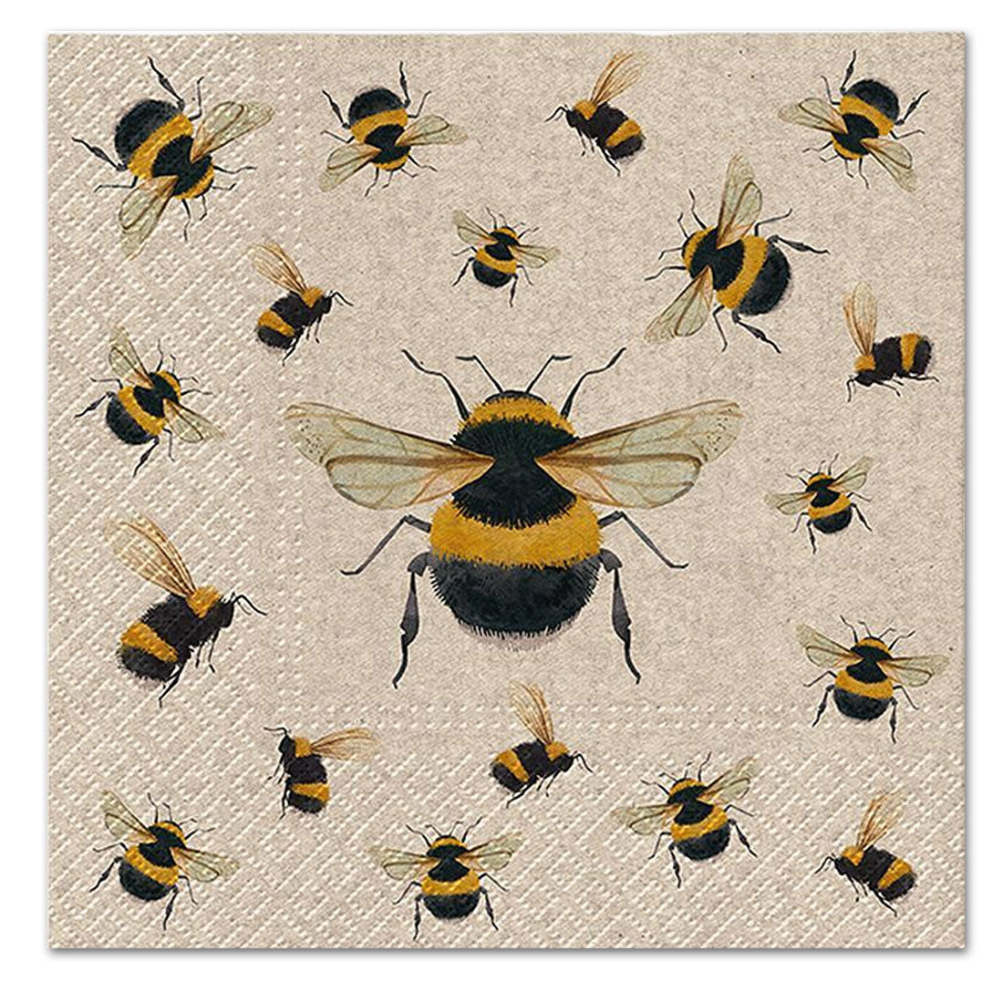 Dancing Bees Paper Luncheon Napkins