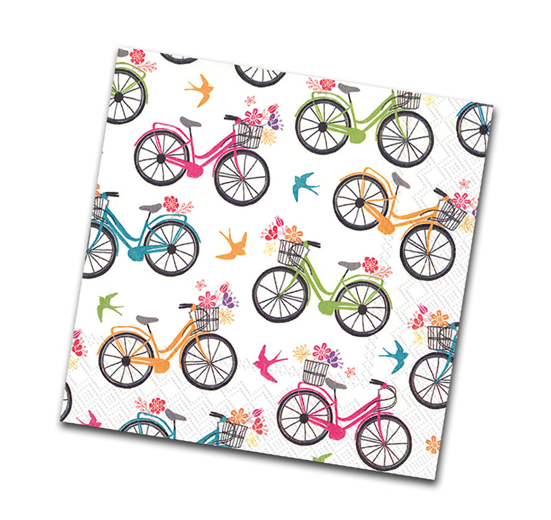 Enjoy the Ride, Bicycle Beverage Napkin