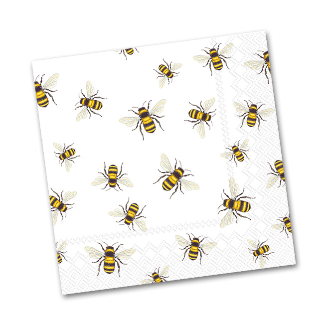 Save the Honey Bees Paper Beverage Napkins - Napkins2go