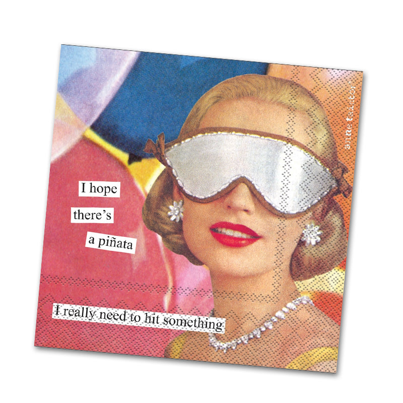 Pinata Funny Cocktail Napkins by Anne Taintor