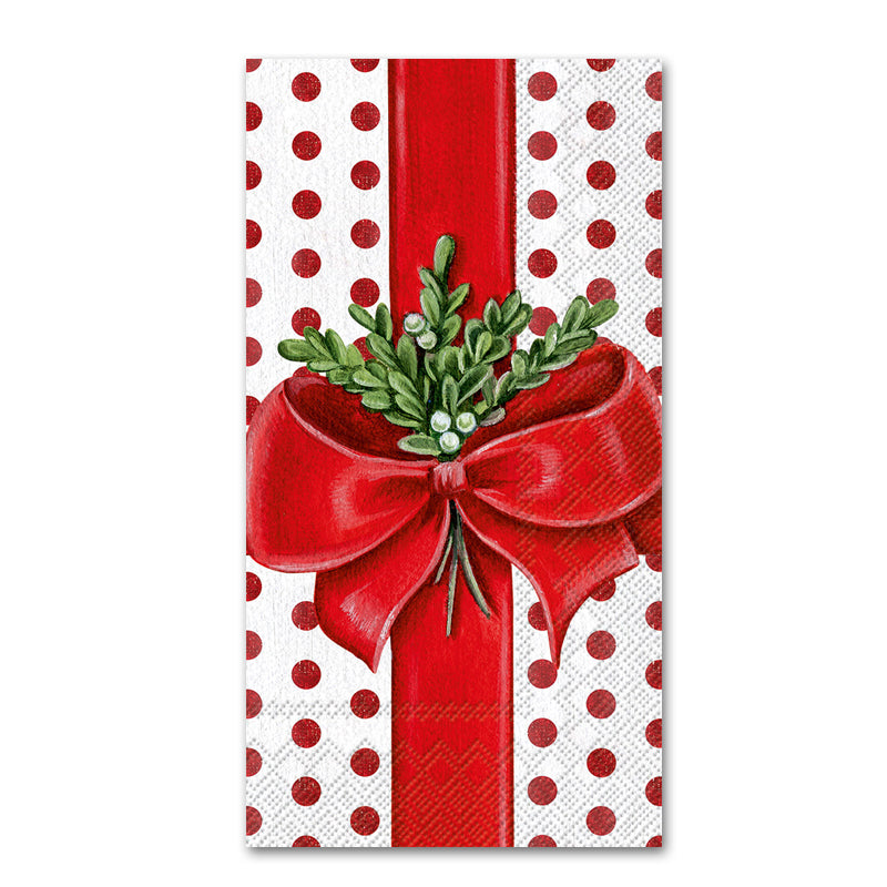 A Present For You Paper Guest Towels - Buffet Napkins
