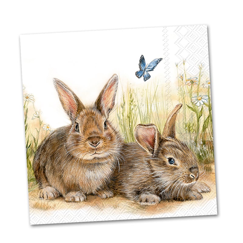 Bunny and Clyde Beverage Napkins