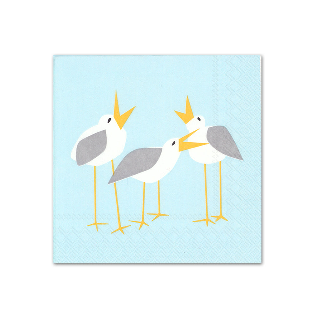 Seagulls Paper Beverage Napkins
