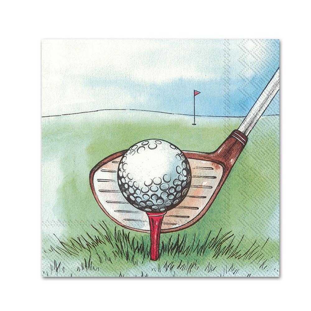 I Love Golf Paper Paper Beverage Napkins
