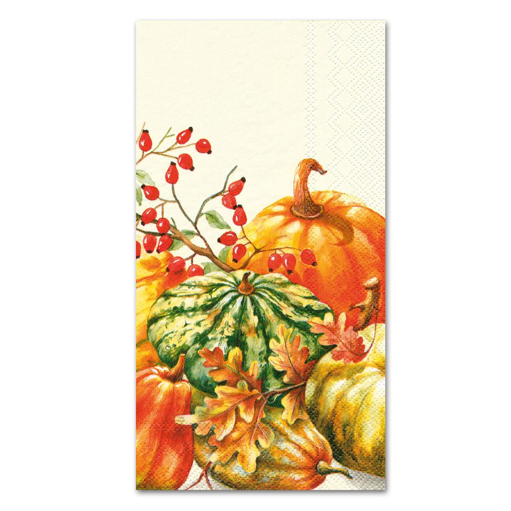 Calabaza Harvest Paper Guest Towels - Buffet Napkins