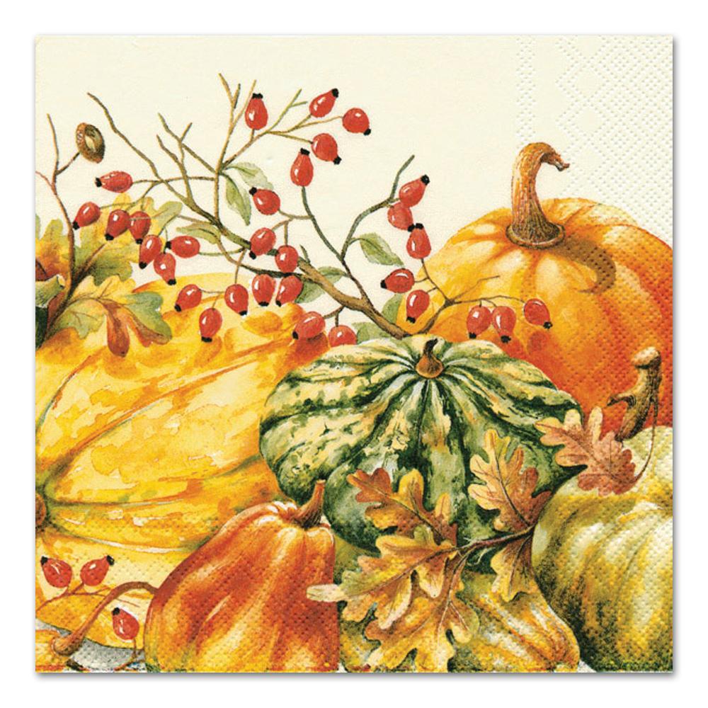 Calabaza Harvest Paper Luncheon Napkins