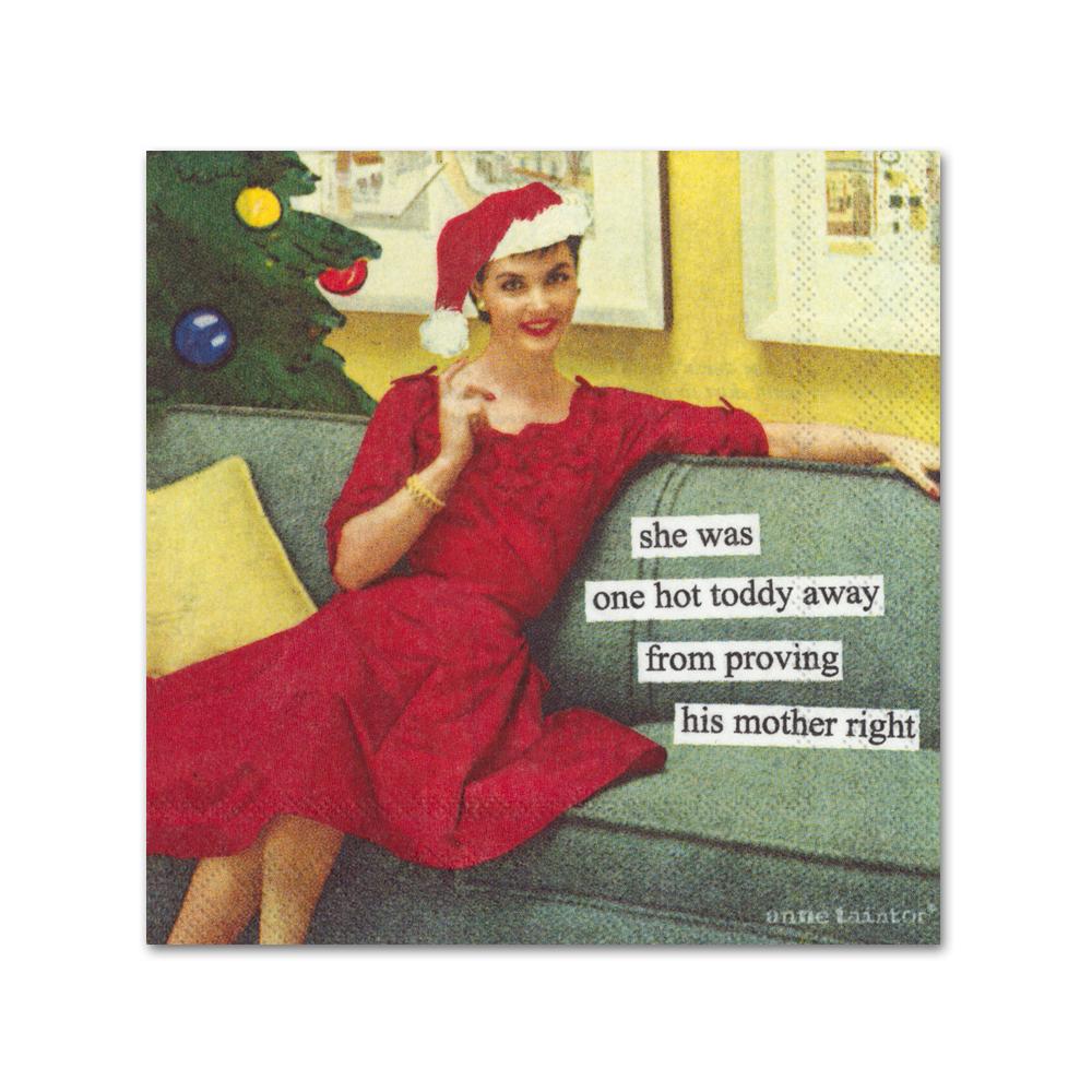 Hot Toddy Funny Cocktail Napkins by Anne Taintor