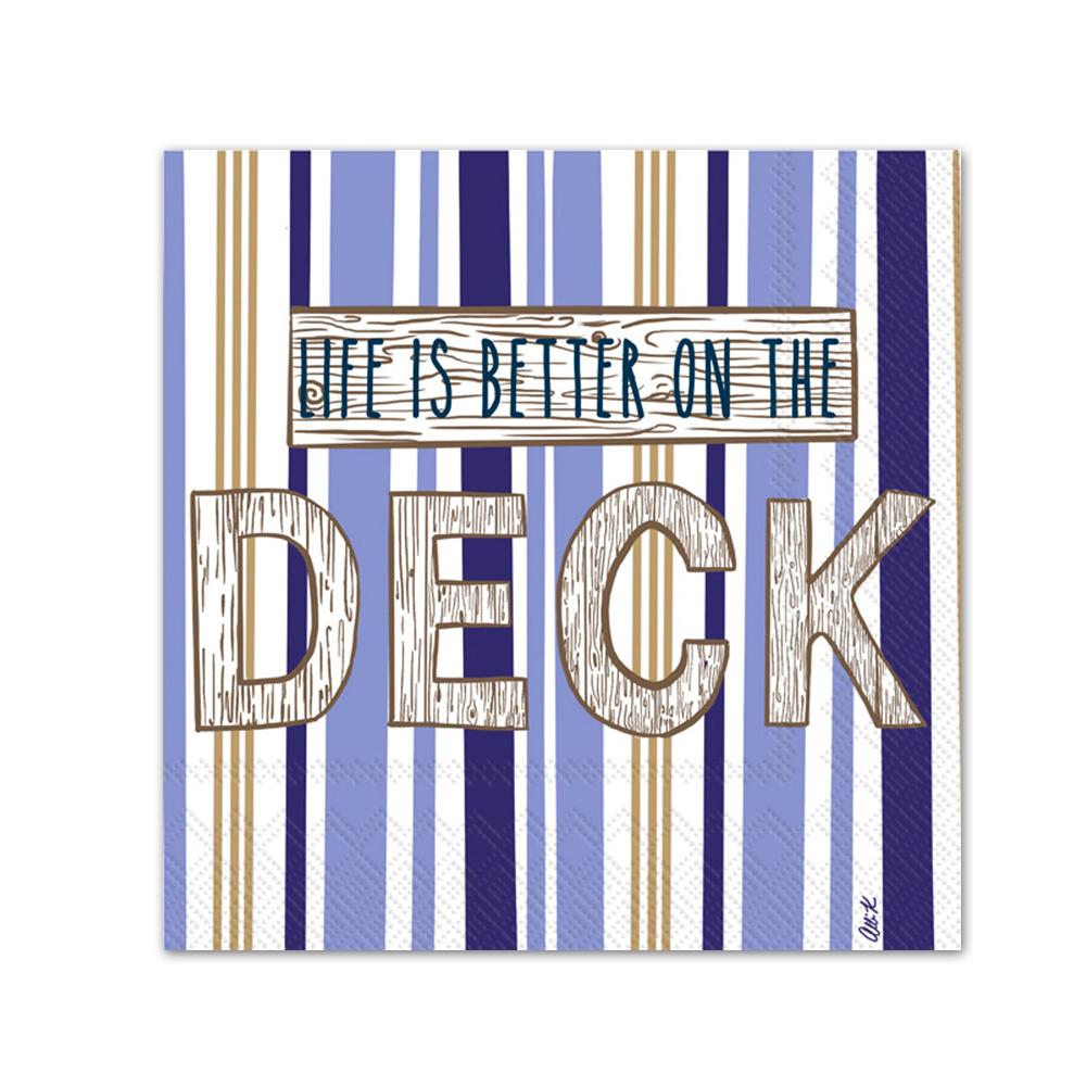 Deck Life Paper Beverage Napkins