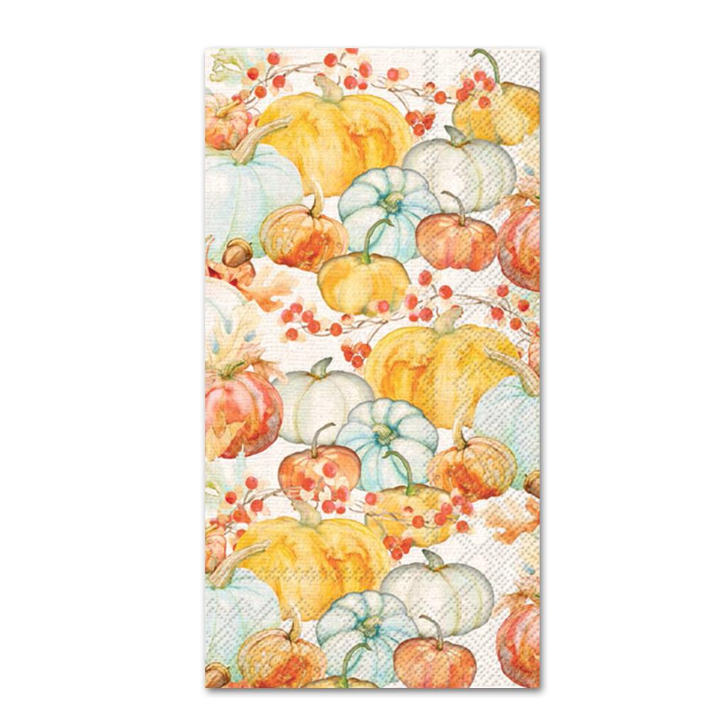 Watercolor Pumpkins Paper Guest Towels - Buffet Napkins