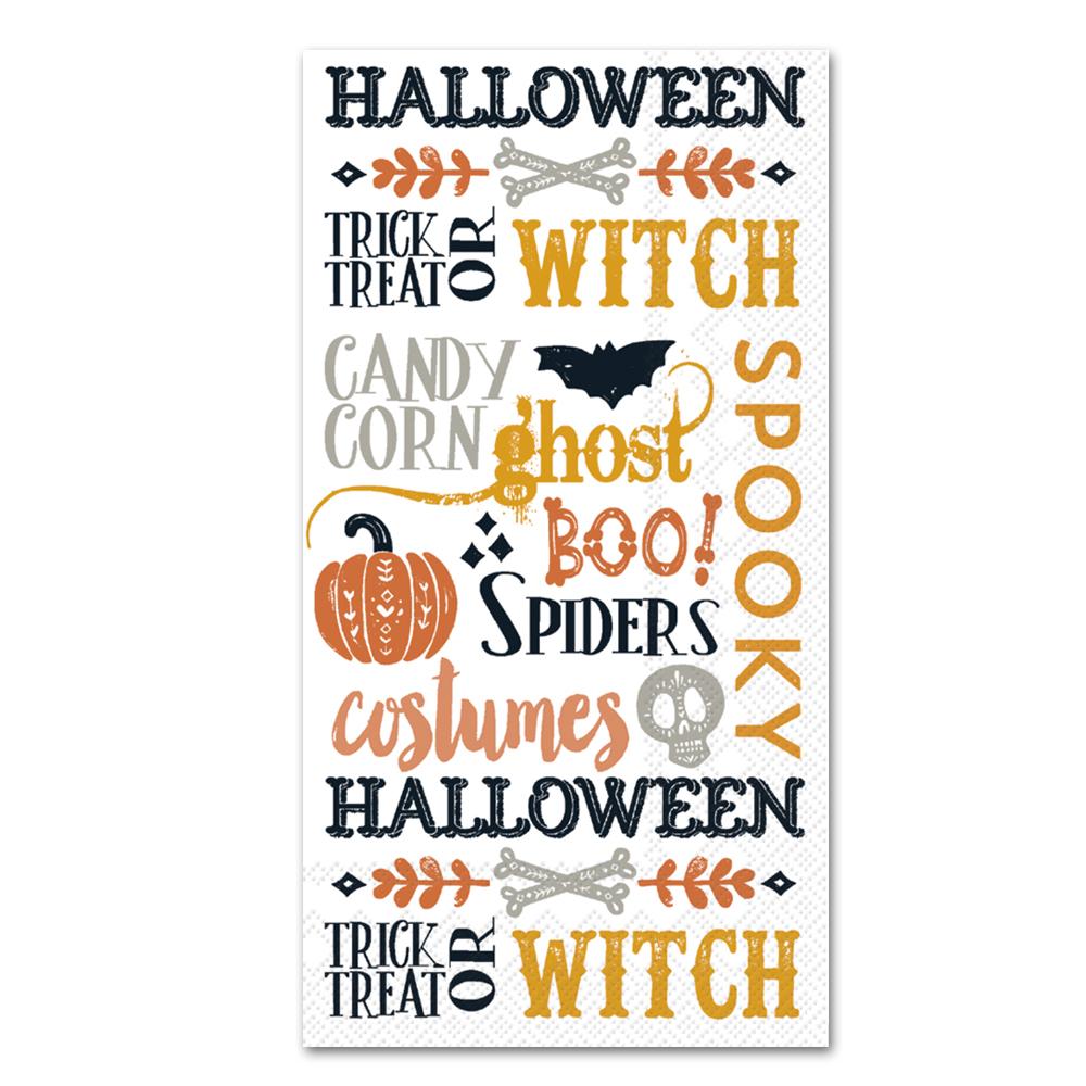 Festive Halloween Paper Guest Towels