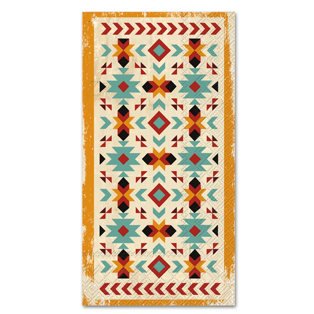 Southwest Serape Paper Guest Towels - Buffet Napkins