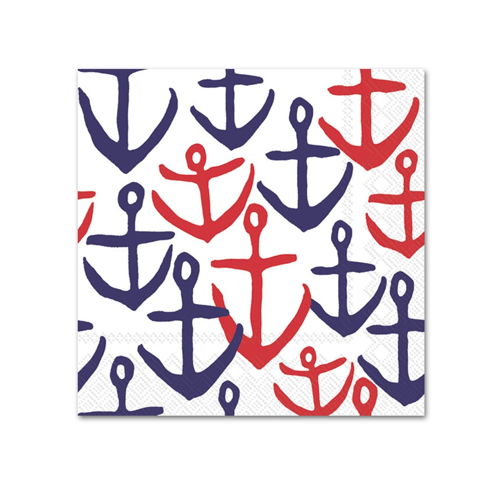 Anchors Away Paper Beverage Napkins