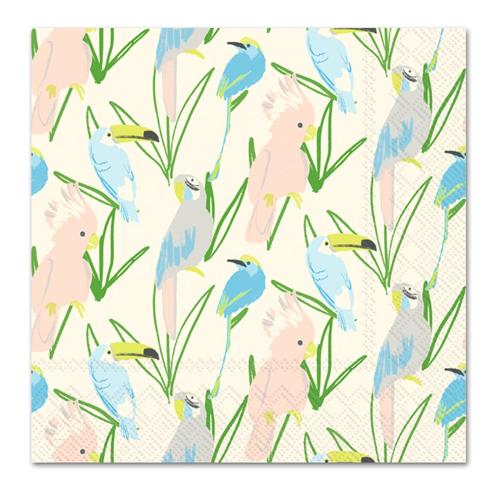 Parrots Pandemonium Paper Luncheon Napkins
